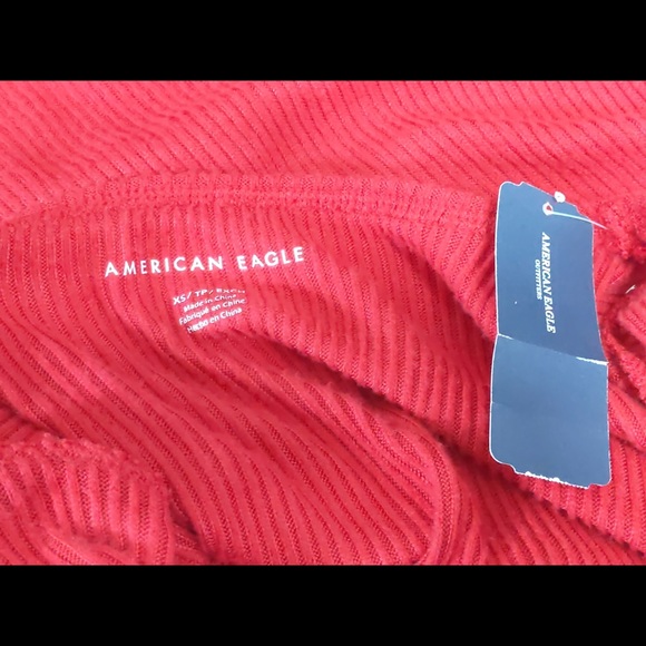 🎄 3/$35 2x👯‍♀️Host Pick⚡️American Eagle Oversized V Neck Tee - Picture 12 of 16